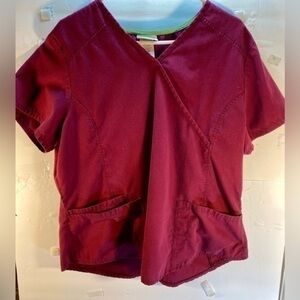 SCRUBSTAR WINE SCRUBS UNISEX TOP XL